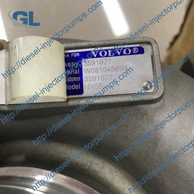 HX55ターボチャージャー3591077 D12Cエンジンを搭載するボルボのトラックFH12 FM12のための1677726 3591077-Dターボ